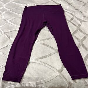 Lululemon Align High-Rise Leggings/Pant - 25” - Dramatic Magenta Size 14